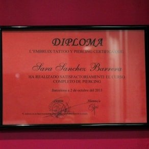 Diploma Miss Tattoo Ink